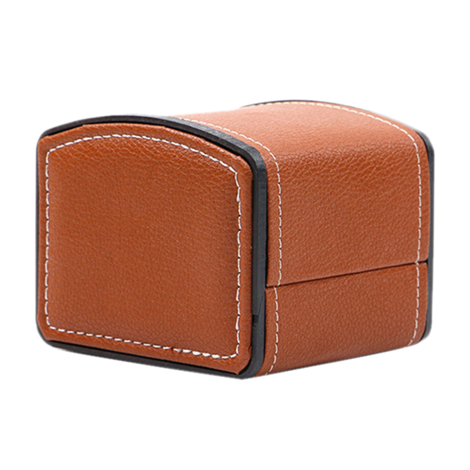 Classic PU Leather Watch Case Storage Holder Organizer Bracelet Jewelry Box 1 Slot Watch Box Jewelry Box Leather Soft Pillows