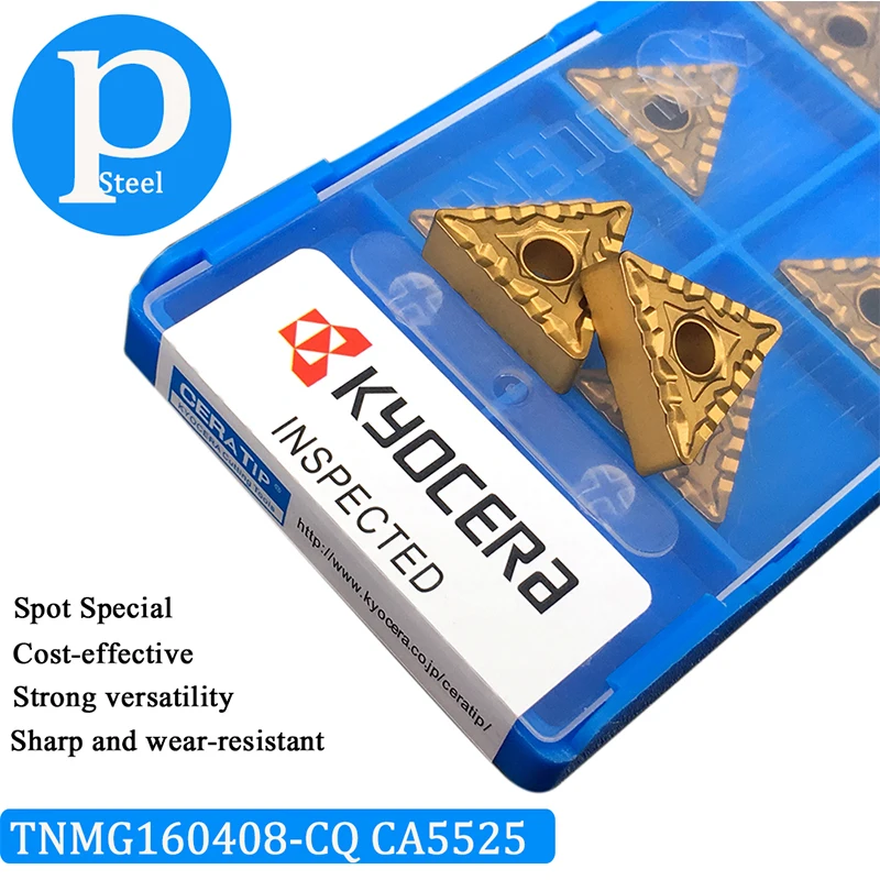 10 pz TNMG160408 CQ CA5525 100% inserti in metallo duro originali per acciaio lavorazione di alta qualità utensile per tornitura esterna utensili per tornio CNC