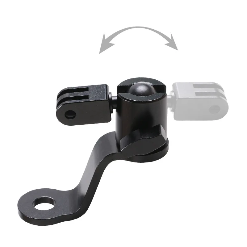 금속 자전거 오토바이 마운트 백미러 브래킷, GoPro SJCAM DJI Osmo 액션 카메라 액세서리용 라이딩 핸들 바 홀더