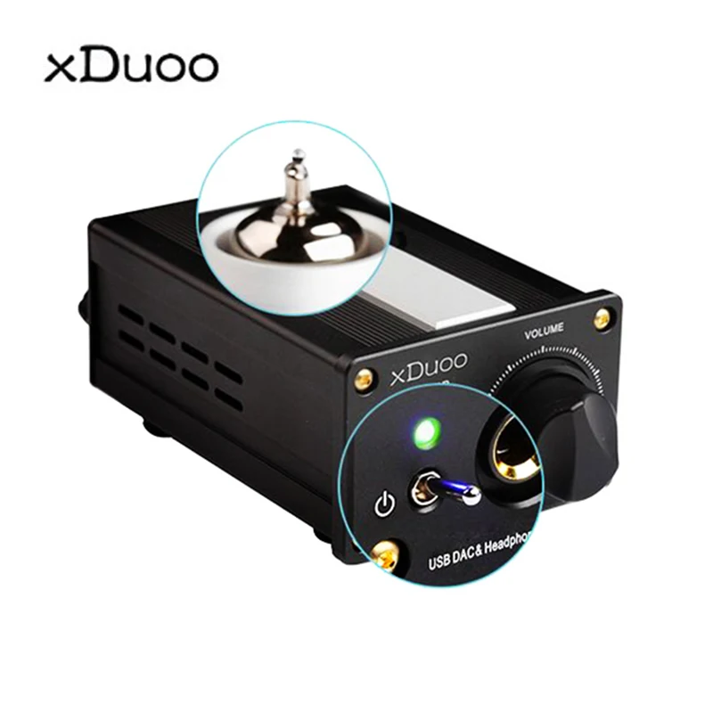 XDUOO TA-01B 12AU7 Tubes Amplifier High Performance HIFI USB DAC Tube Headphone Amplifier