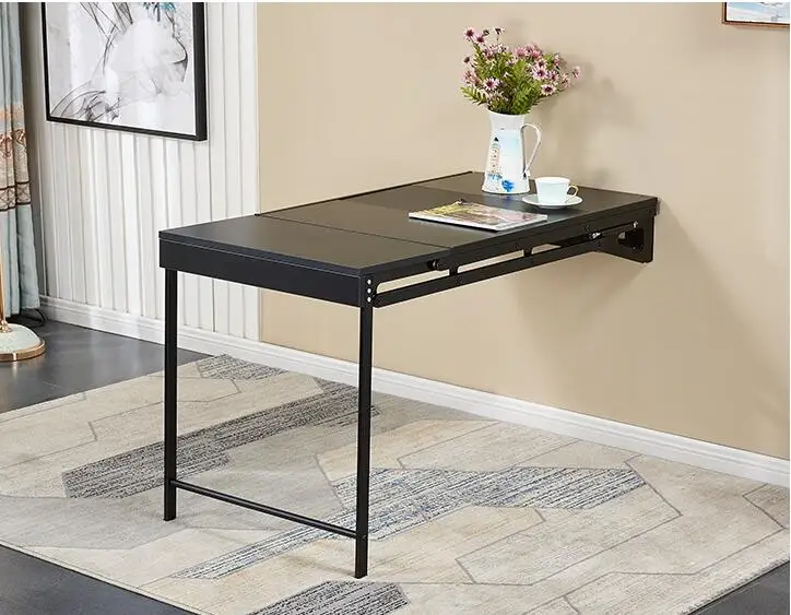 Multifunctional wall mounted folding dining table