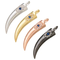 ZHUKOU 7x27mm high quality brass crystal eye plant pepper pendant for women necklace earrings Accessories model: VD558