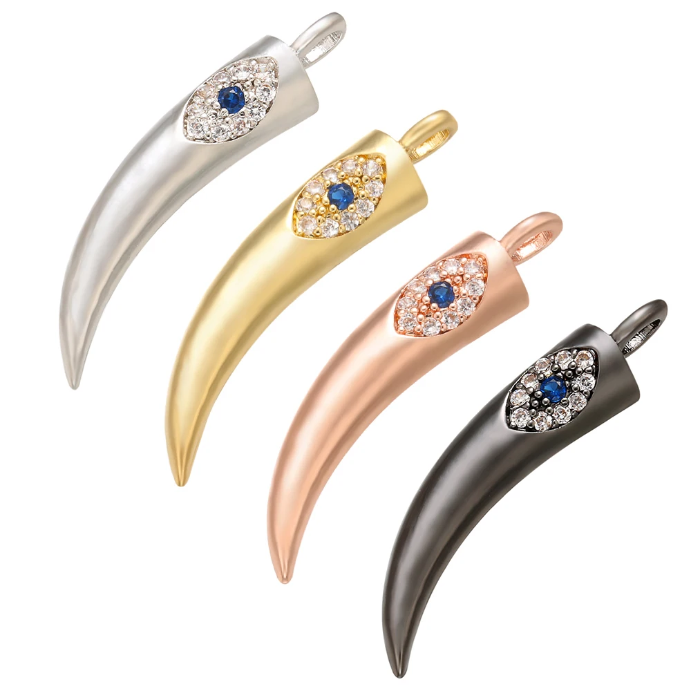 ZHUKOU 7x27mm high quality brass crystal eye plant pepper pendant for women necklace earrings Accessories model: VD558