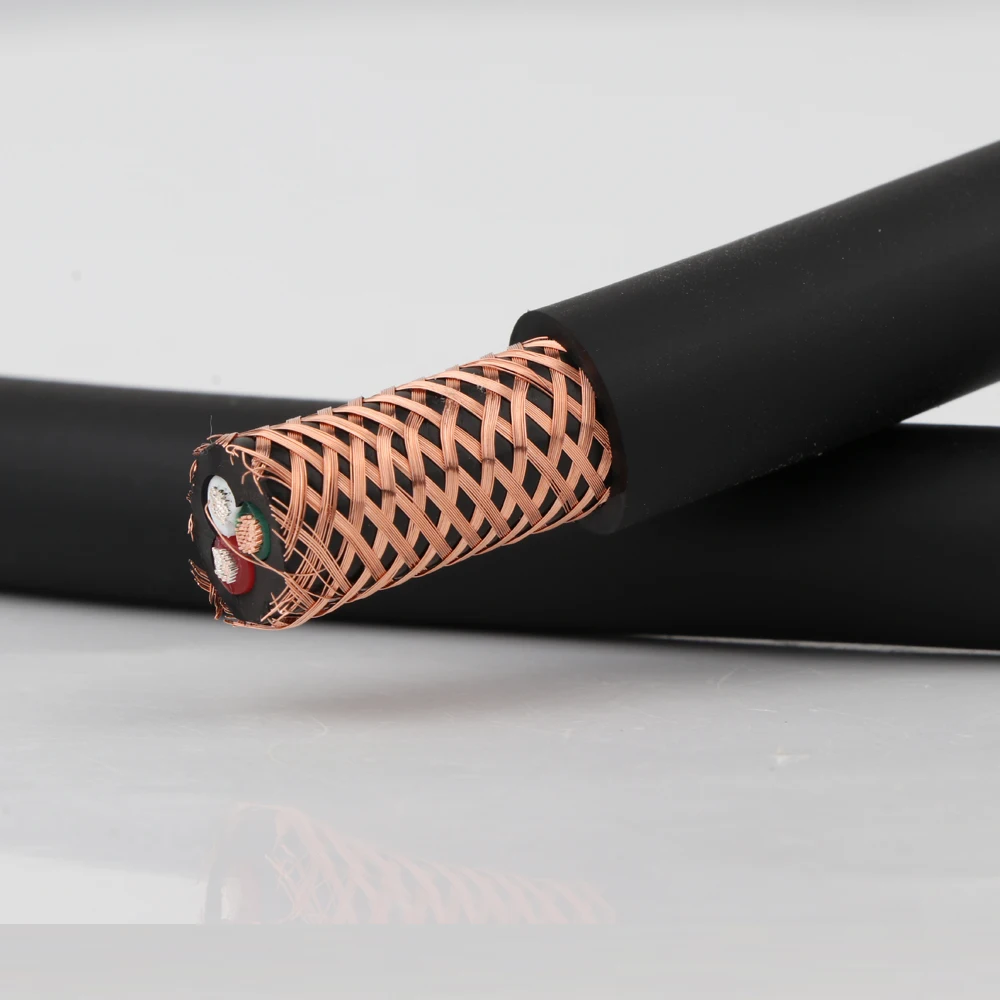 Hifi-Stromkabel Preffair D504 5N OFC-Serie versilbertes Kabel, Stromkabel für Audio-Stromkabel – Detail 3