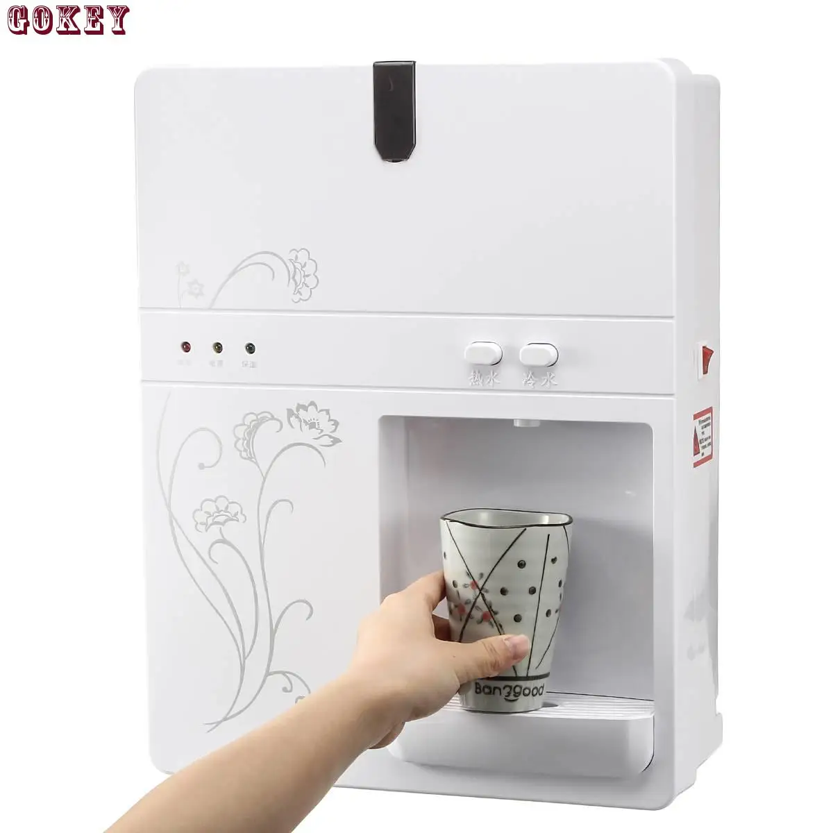 Wall Mount Electric Hot & Cold Water Dispenser Hot Water Boiling Drink Machine Removable Drip Tray Hot Cold Water Dispenser G770