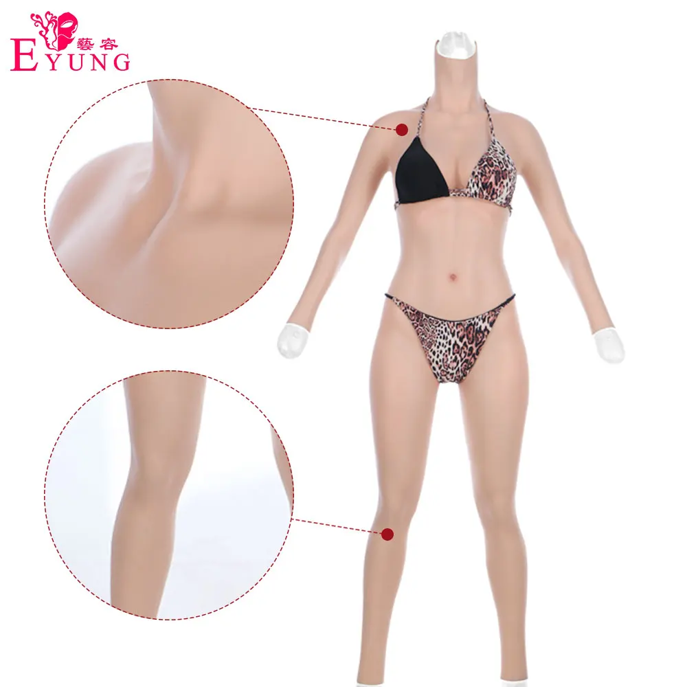 EYUNG 6th Silicone Bodysuit Cosplay Crossdresser Bodyformer Crossdresser Clothing Cosplay Bodysuits Fake Vagina Drag Queen Pant