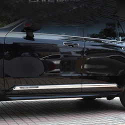 For Volvo XC90 2016-2026 Chrome Side Door Body Molding Strips Decoration Cover Trim Car Styling