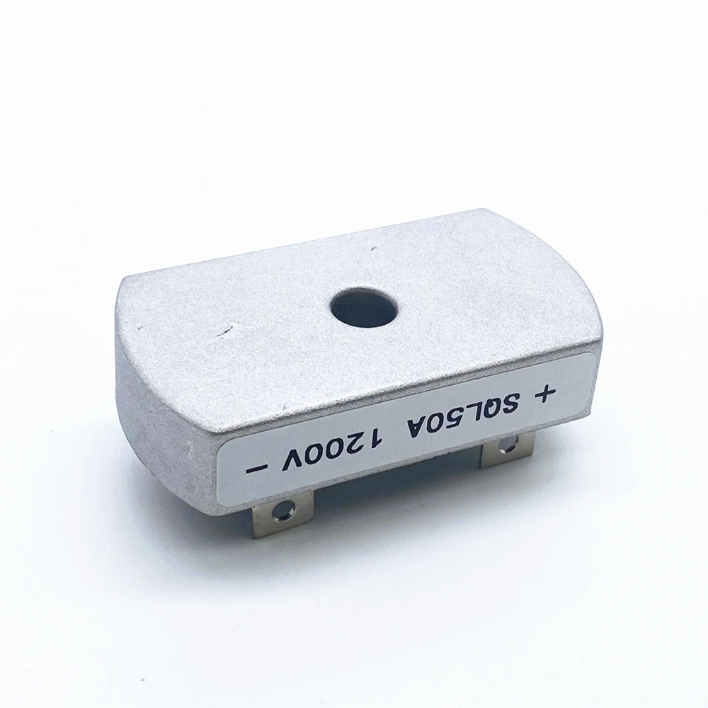 Original 50A 1200V Aluminum Metal Case 3 Phase Diode Bridge Rectifier 50Amp SQL50A Module SQL50A1200V