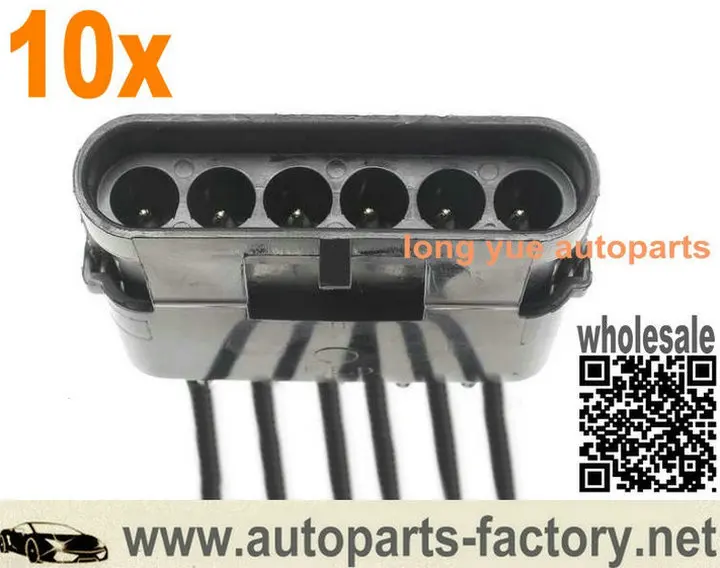 

Longyue 10pcs Standard Motor Products Fuel Level Sender Connector Pigtail