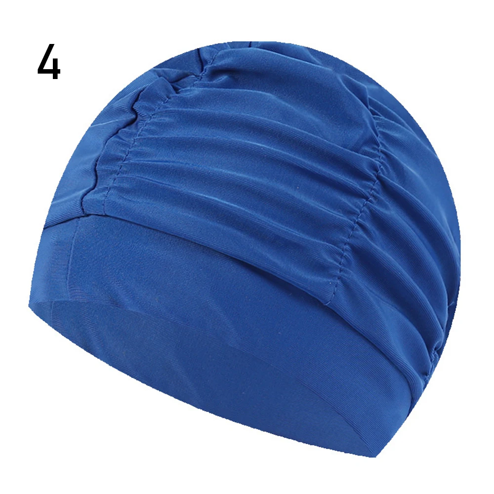 Erwachsene Badekappe – Rutschfest, Elastisch, Plissiert – Aus Nylon, Für Lange Haare – Als Schwimmhaube, Duschecke Oder Turban