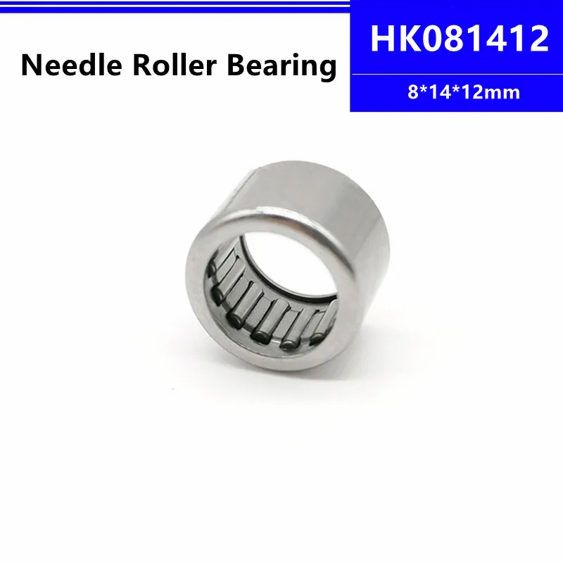 50pcs/100pcs HK081412 8*14*12mm Needle Roller Bearing 8x14x12 mm