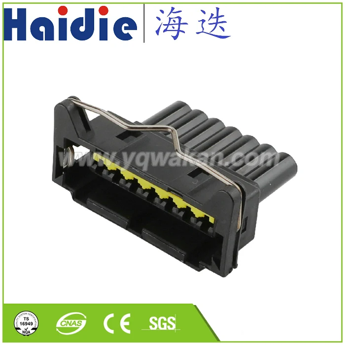 Free shipping 5sets 7pin female auto electric housing plug plastic wiring cable unsealed connector   HD071A-3.5-21