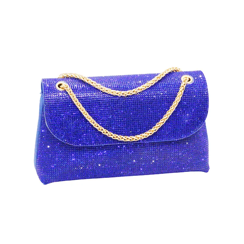 Afgoger novo arco-íris fashaion cristal azul mulher crossbody saco senhoras bolsas de ombro vermelho caixa de higiene pessoal festa embreagem bolsa