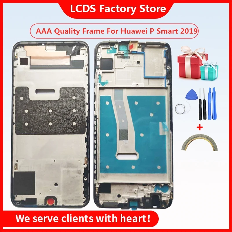 AAA Quality Middle Frame For Huawei P Smart 2019 Middle Frame Housing Cover For Huawei P Smart 2019 Middle Frame