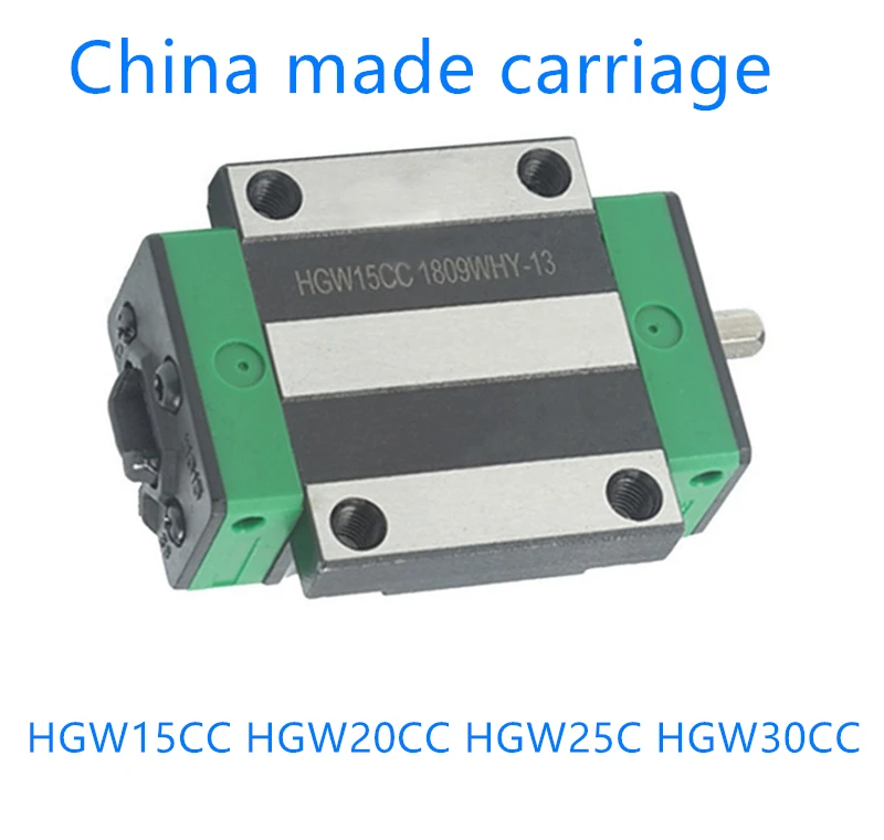 1pcs/lot HGH15CA HGH20CA HGH25CA HGH30CA HGW15CC HGW20CC HGW25C HGW30CC Linear block for HGR rail CNC DIY 3d printer parts