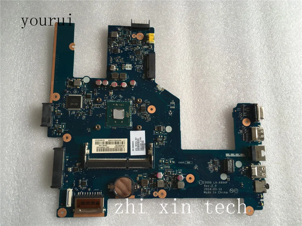 

yourui 787810-001 787810-501 LA-A994P mainboard For HP 15-R 15T-R 15-S Laptop motherboard with n2840 CPU DDR3 100% Test