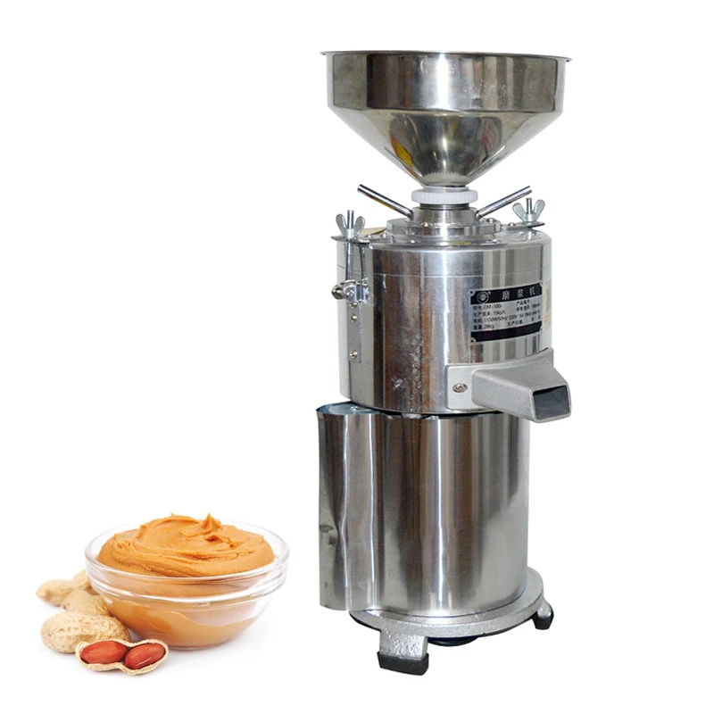 Small Household Peanut Butter Machine Grinder Electric Sesame Maker 15KG /h Commercial Nut Pistachio Sesame Pulping Machine