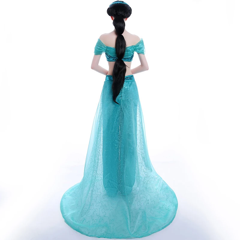 Custom Made Jasmine Princess Cosplay Costume For Adult Women Girls Halloween Party Costume