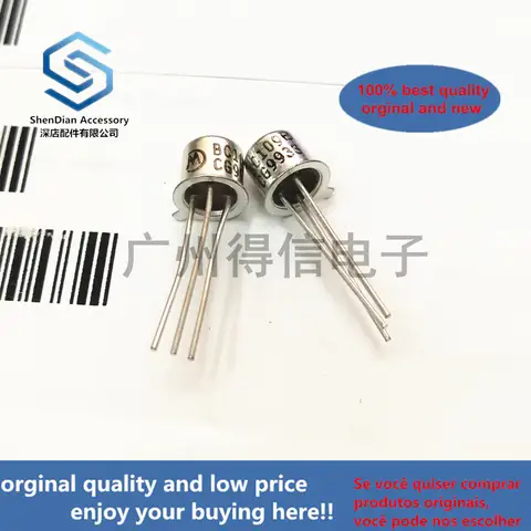100% 오리지널 BC109B BC109 TO-18 npn 실리콘 트랜지스터 실제 사진, 10 개