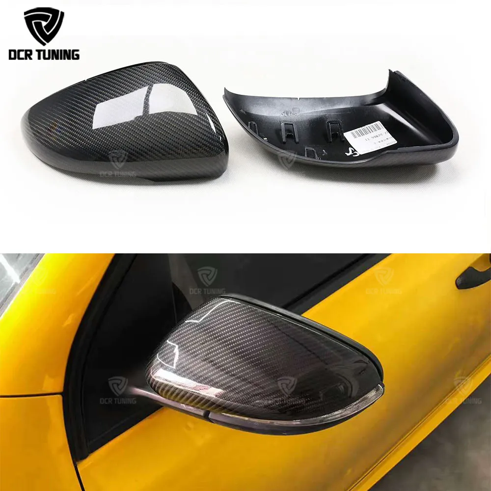 For Volkswagen Golf 6 7 mk6 mk7 gti r20 For VW Scirocco CC Passat Beetle carbon fiber side mirror cover for golf 6 golf 7 caps