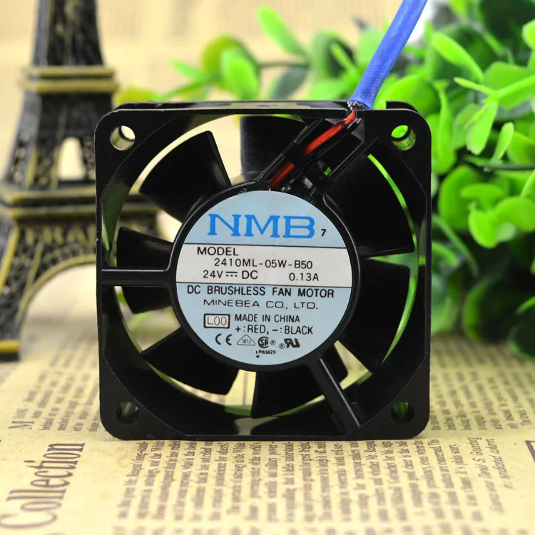 NEW 6025 24V 6cm 6  2410ML-05W-B50 Motor protection cooling