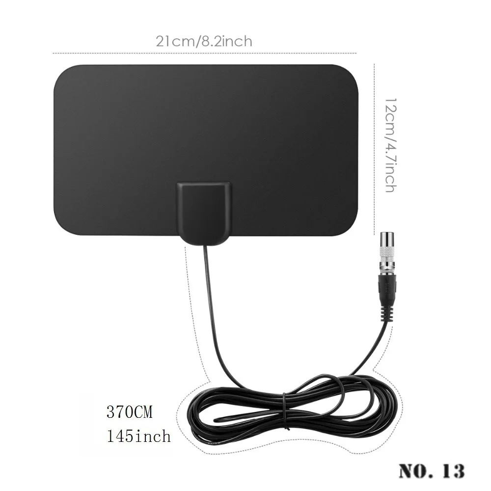 Anten Tivi Nâng Cấp 4K 1080P Độ Lợi Cao HD Camera DTV Hộp Kỹ Thuật Số Hoa Kỳ Cắm 2000 Dặm Tăng Áp Trong Nhà trên Không HD Thiết Bị