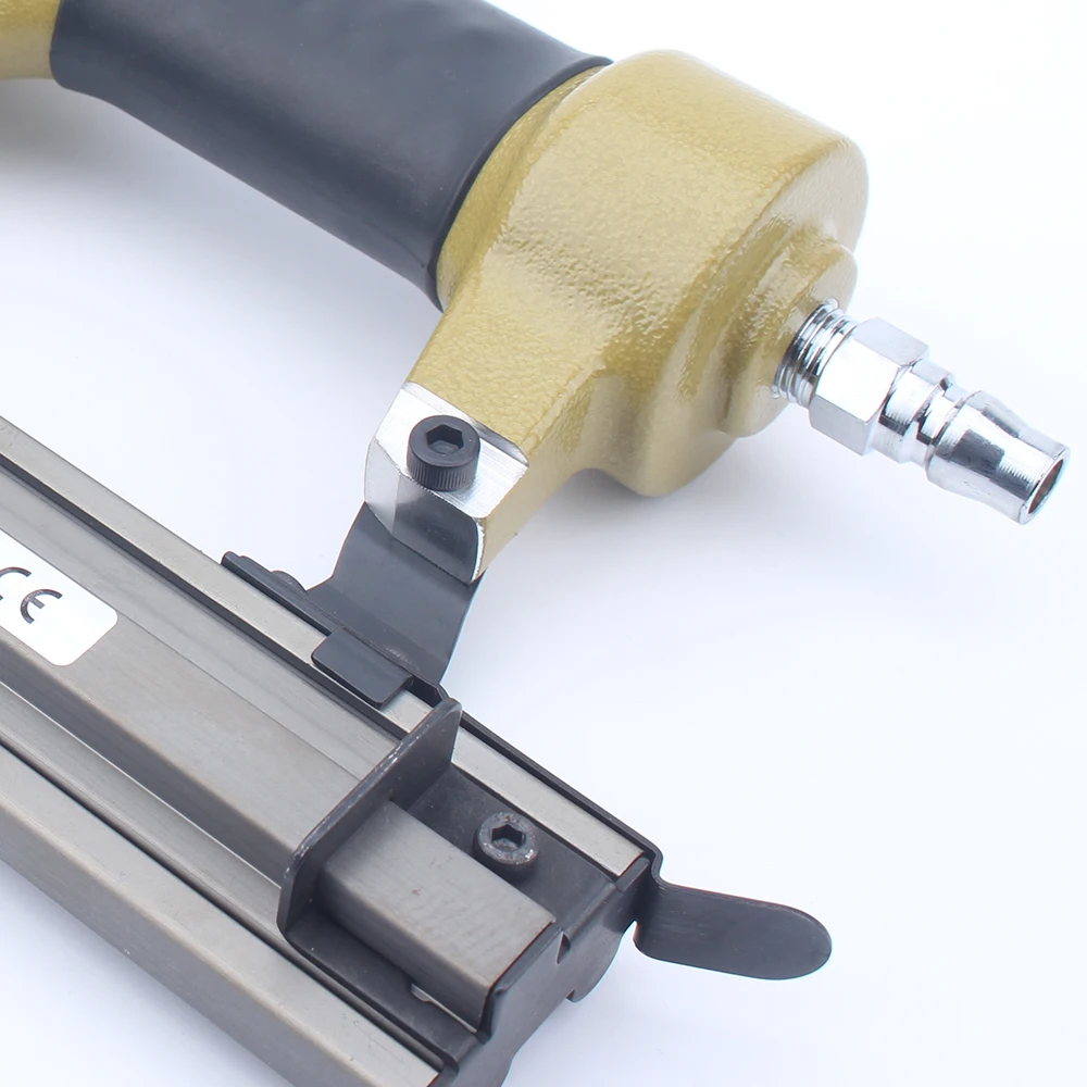 Meite F32 Pneumatic Brad Nailer Gun Air Stapler Tools for Decoration/Leather/Shoes