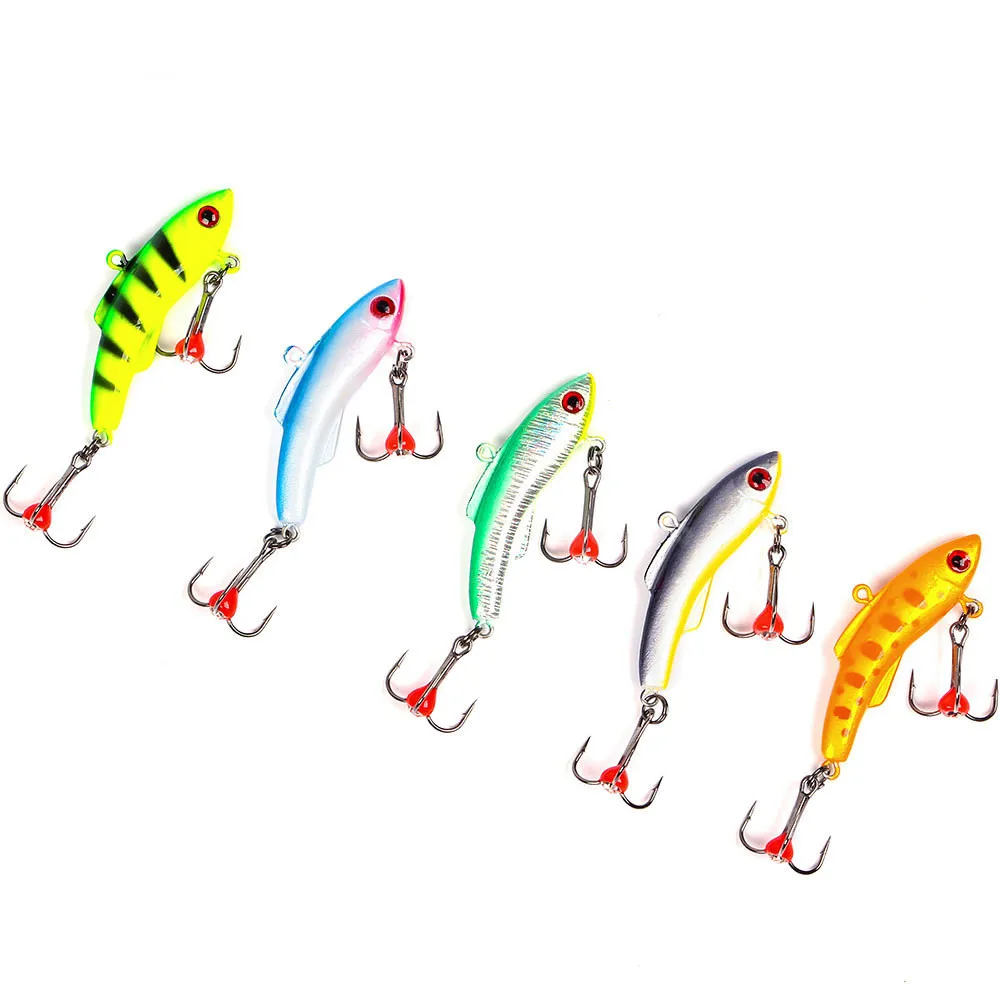 

1PCS Quality Winter Ice Jig 15g 20g 30g Fishing Lure VIB Fake Lure Artificial Bait Leurre Balancer For Fish Carp Pike Perch