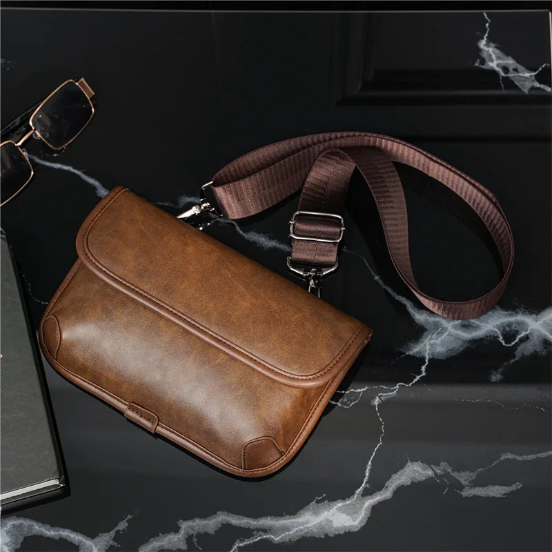 Vintage Crossbody Bags Men Messenger Bag 2021 New Fashion Men\'s Shoulder Bags Messenger Bag Crossbody Bags for Men Sling Bag