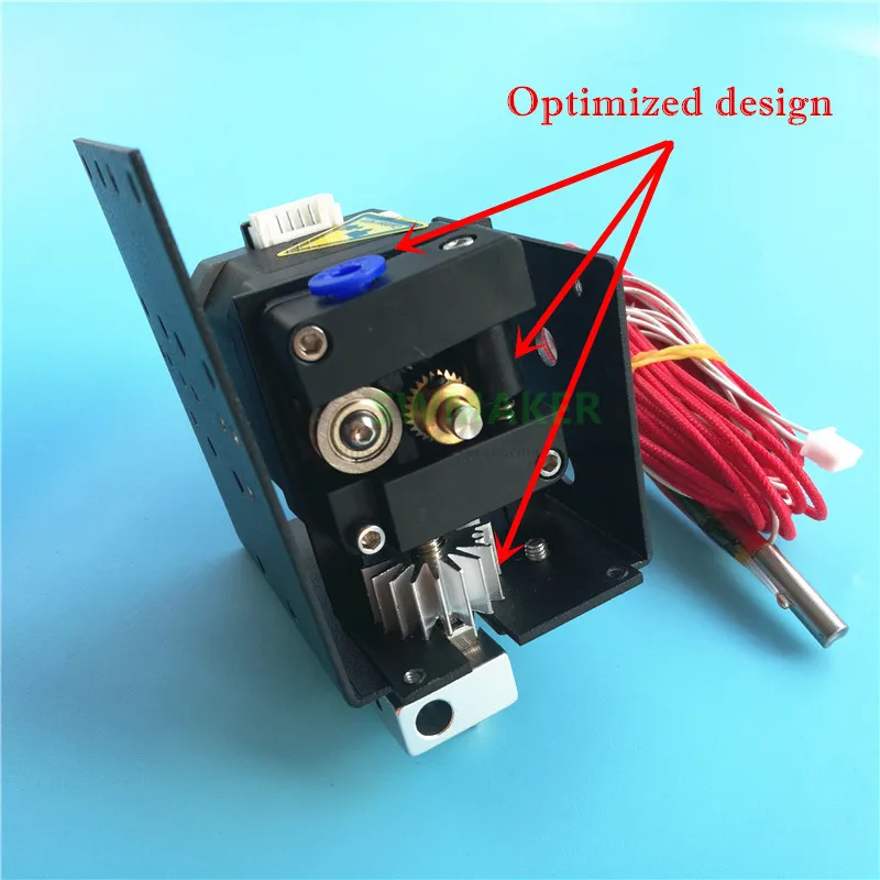 

Updated Reprap Prusa i3 Anet A8 plus 3D printer extruder kit with motor 0.4mm nozzle 1.75mm hotend single head extrusion