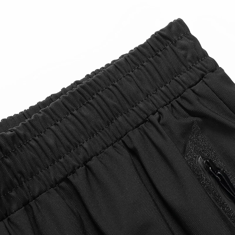 Pantalon oversize en soie glacée 8XL pour hommes, été mince, mode coréenne, Tube droit à neuf points, ample, sport, séchage rapide, pantalon décontracté