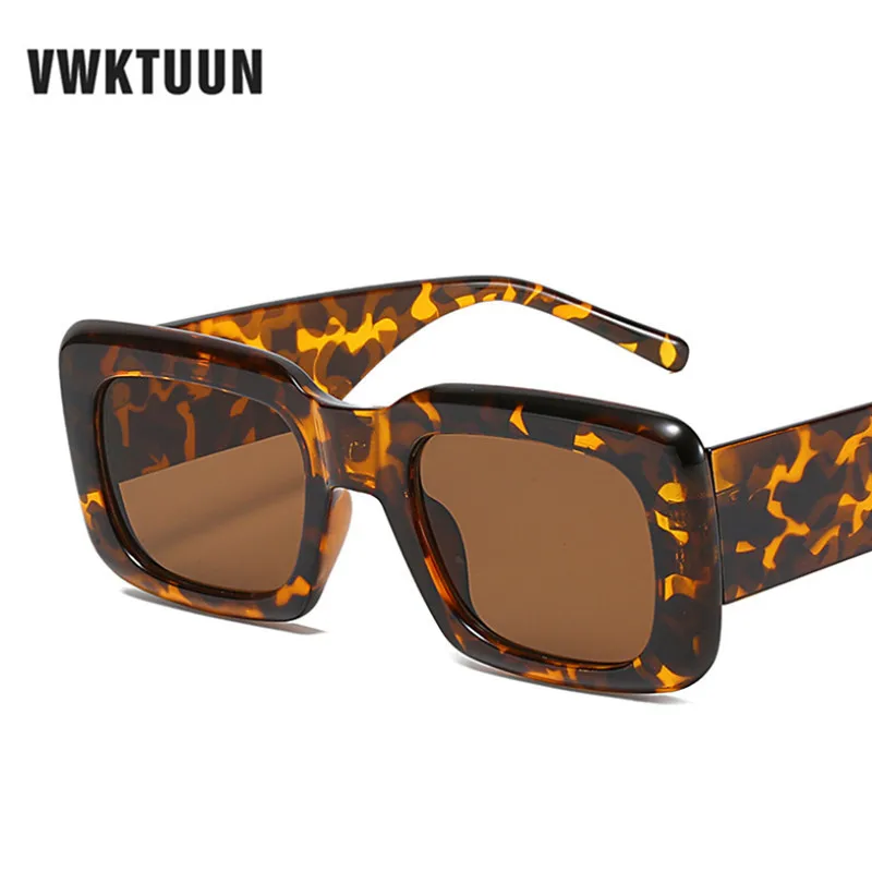 

VWKTUUN Sunglasses Women Mens Glasses Driving Driver Shades UV400 Wide Frame Sun Glasses Vintage Simple Square Shades Eyewear