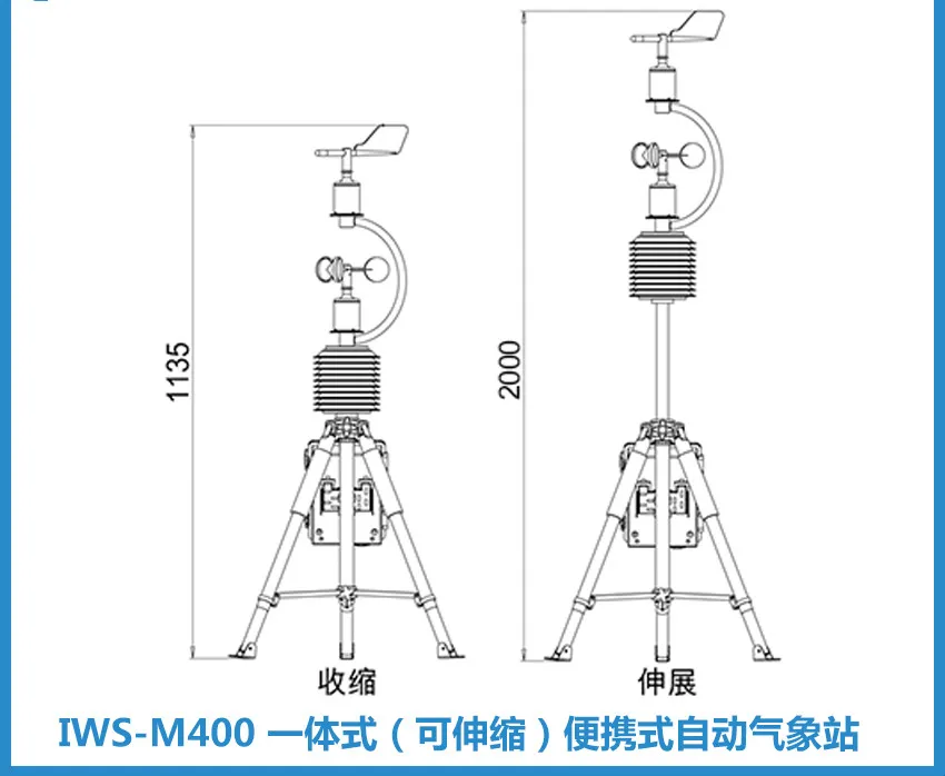 Portable Automatic Weather Station (mobile Small Weather Station)