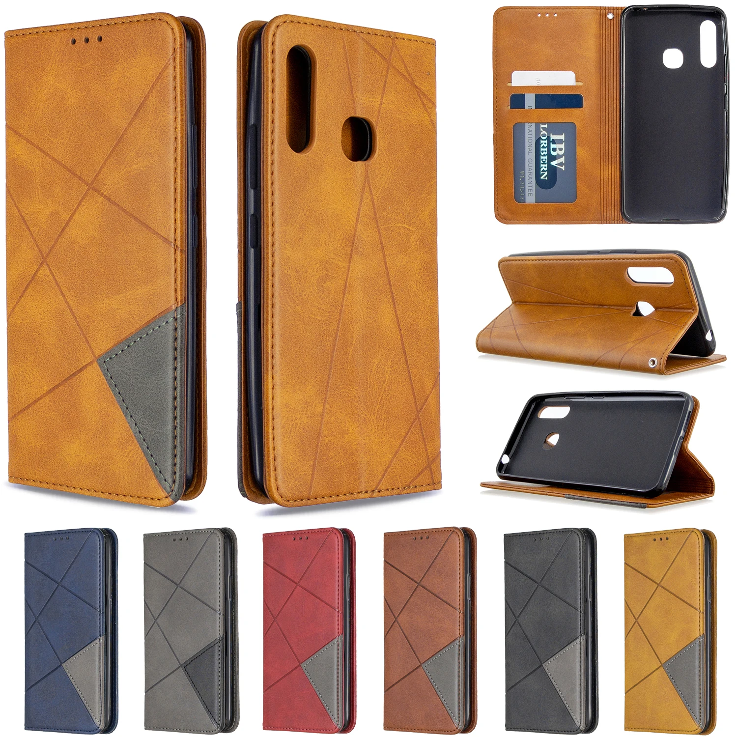 Case For Samsung Galaxy A31 Case Magnetic Leather Slim Case For Galaxy A30s A70E A41 A517 M11 Flip Stand Phone Cover