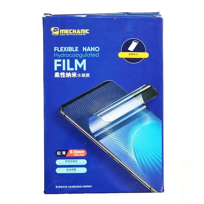 メカニックaaa-携帯電話スクリーンプロテクターシート,フィルターカットコード付きiphone用油圧フィルムs760 s730