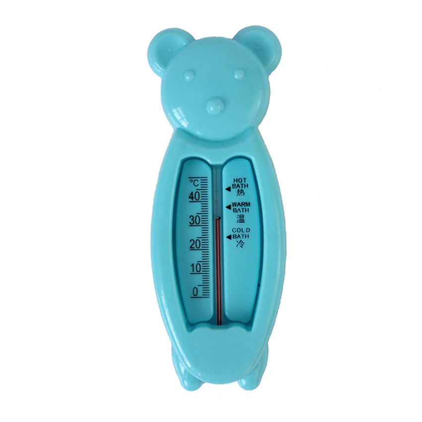 Cute Bear Baby Bath Thermometer Floating Bath Toy Bathtub and Swimming Pool Thermometer Temperature Thermometer for Infant Baby