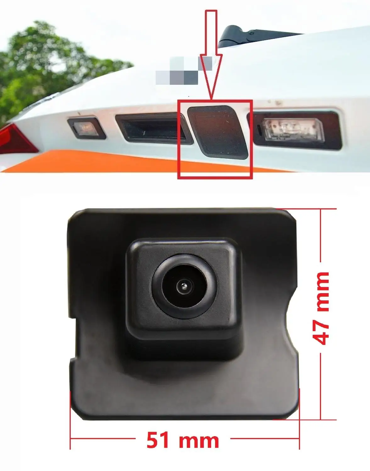 Misayaee HD Car Rear View Backup Camera for Mercedes Benz GL M ML R Class W164 W251 X164 ML250 ML300 ML350 ML450 G MB 280 300