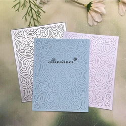 Swirls Pierce Cut Plate Metal Cutting Dies Stencils Die Cut for DIY Scrapbooking Album Paper Card Embossing