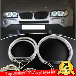 Hoge Kwaliteit Ccfl Angel Eyes Kit Warme Witte Ring Voor Bmw E 83X3 2003-2010 Demon Oog