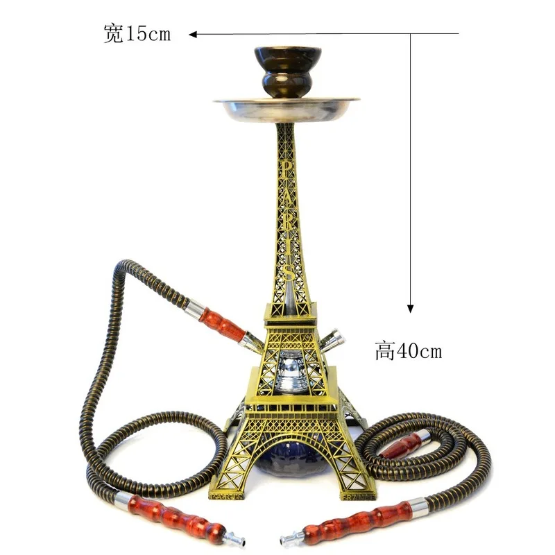 Arab Complete Set Tobacco Shisha Hookah Smoking Pipe Accessories Flask Tube Head Spare Parts for Chicha Stove Mouthpiece Hookah