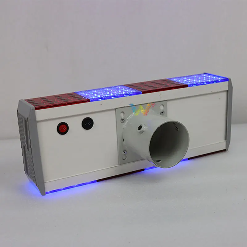 2Pcs Een Pack Nieuwe Goedkope Road Veiligheid Rood Blauw Solar Plastic Led Flasher