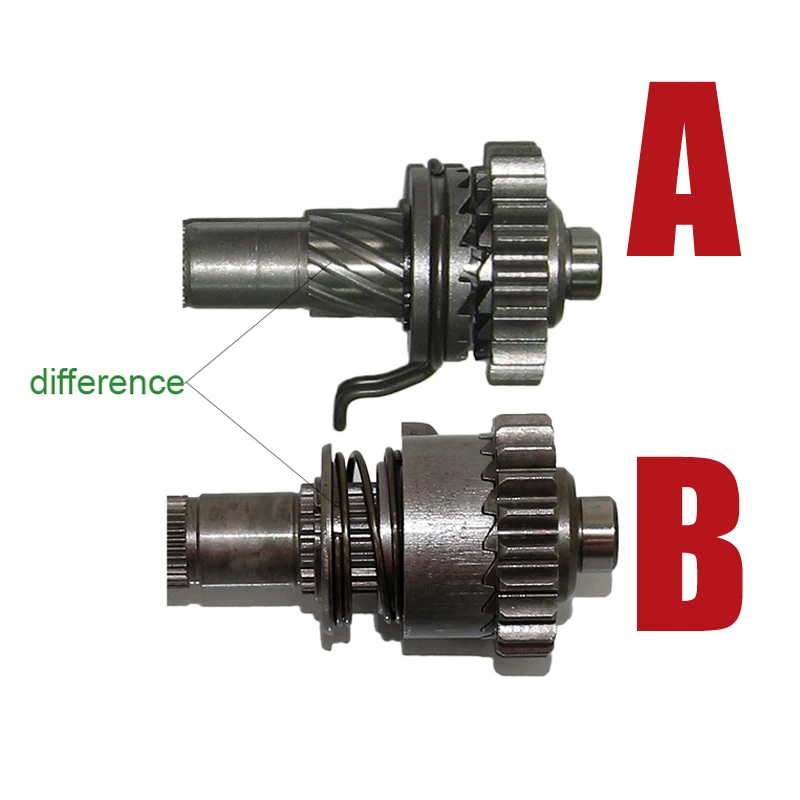 Motorcycle Kick Shaft Assy Starter Axle For Lifan Jialing Dayang Dayun 70-110cc JH70 C90 C100 C110 DY100 Super Cub Engine Parts 4