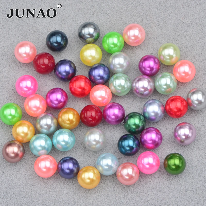 JUNAO 10 Mold Pearl Setting Machine Rhinestone Pearl Applicator Riveter Of White Pearl Beads Fixing Machine for DIY Clothes