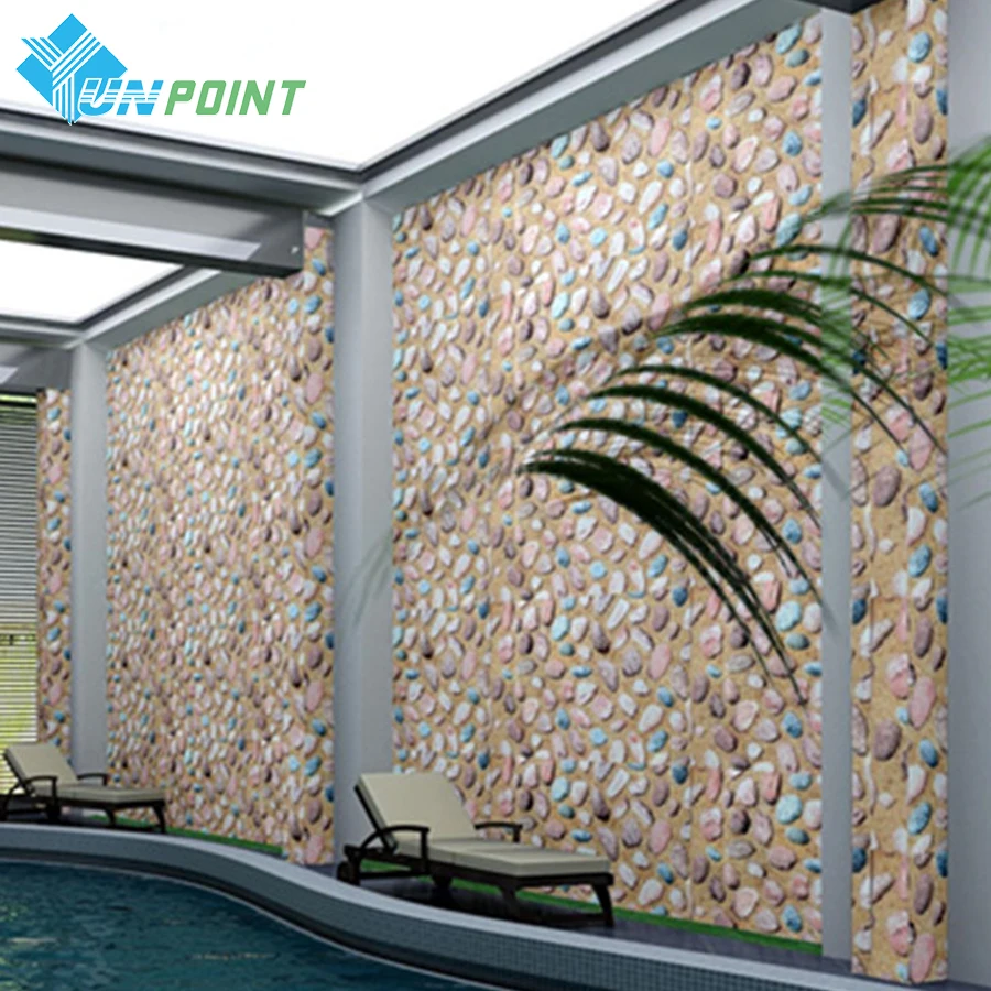 Imagem -03 - Papel de Parede Auto-adesivo para Decoração de Casa Azulejos Pvc à Prova Dágua Banheiro Piscina Cozinha à Prova de Óleo Faça Você Mesmo