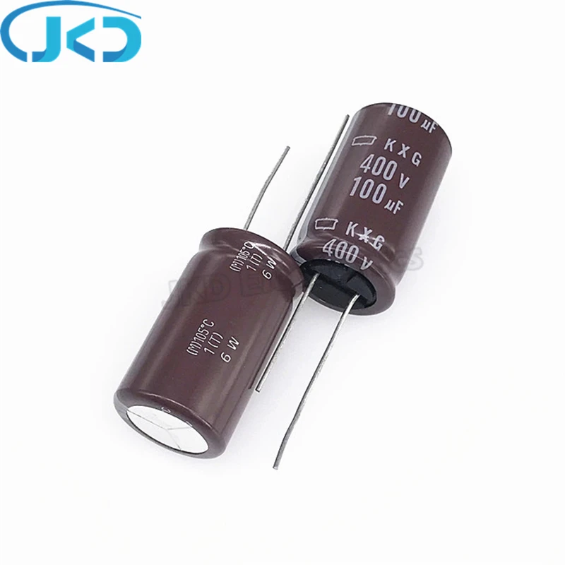 10pcs Japan original NIPPON 400v100uf KXG Series 18*31.5mm Electrolytic Capacitor  Low Impedance100uf 400V NCC  NIPPON CHEMI-CON