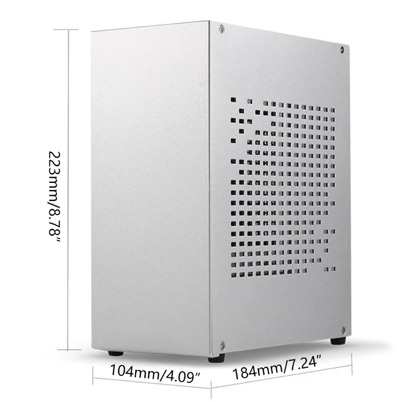 203B الألومنيوم B07 HTPC كمبيوتر ألعاب صغيرة الحال USB الشاسيه الناهض كابل وشملت