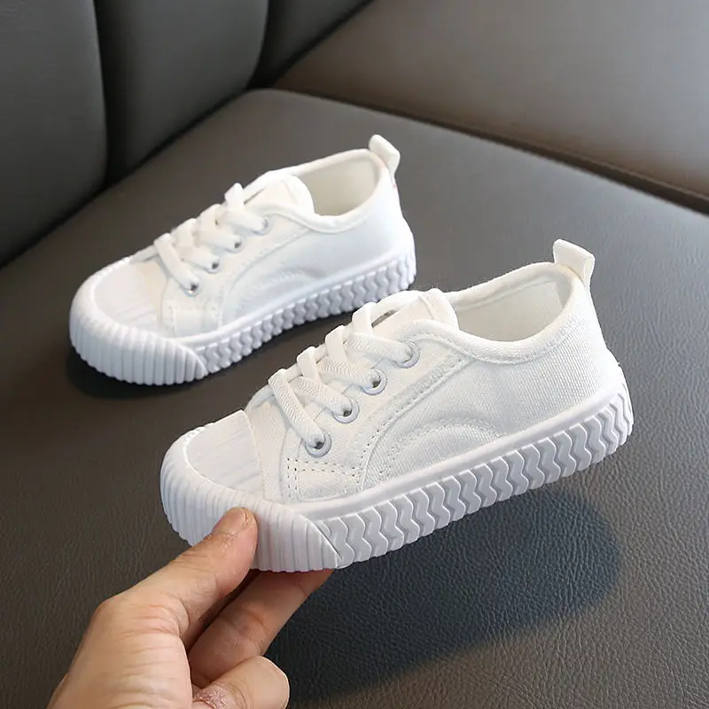 Baby Schoenen Geel Sneakers Mode Kinderen Platte Casual Schoen Canvas Meisjes Sport Schoenen Jongen Vulcaniseer Schoenen