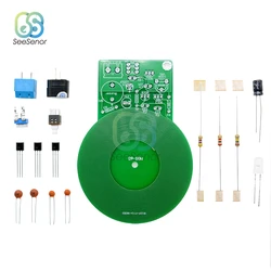 DIY Kit Metal Detector Kit DC 3V-5V 60mm Detective Non-contact Sensor Board Module 18650 USB Power Bank Box Electronic Kit