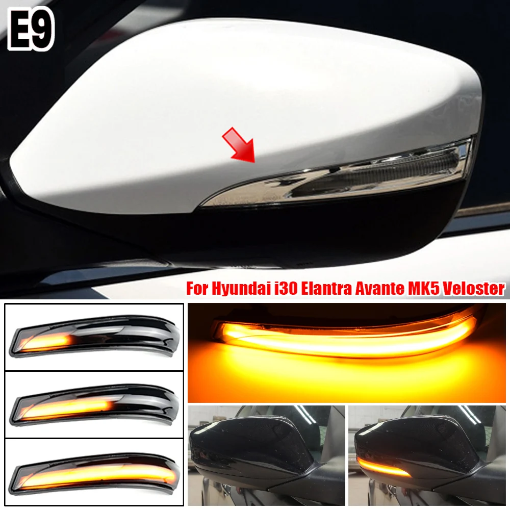 LED-Blinker für Hyundai Elantra GT Avante MK5 MD UD Veloster i30 GD Dynamischer Blinker 2011 2012 2013 2014 2015