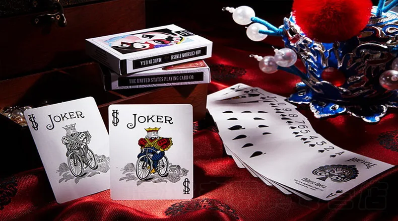 Bicycle Opera Playing Cards Porcelain Deck Chinese Element Poker USPCC Magic Card Games Magic Tricks Props for Magician